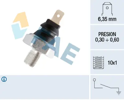 FAE 12970 Yag Musuru Vw 0,50 Bar Duz Octavıa 97>11 Polo 95>00 30919081C 30919081B