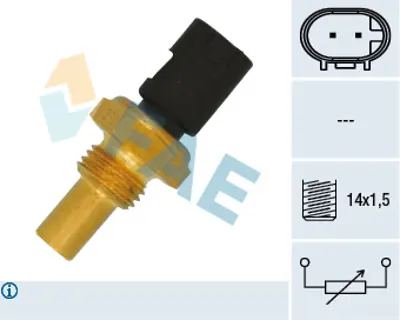 FAE 33035 Sıcaklık Sensoru W169 04>12 W176 12>18 W205 14>18 W166 11>15 Vıto W639 03> Sprınter 906 06> 5426218 51532328 51536328 A0005426218 A0051532328 A0051536328 5103534AB K68057477AA MN960190 K05103534AB