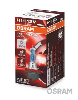 OSRAM 64211NL Halogen Ampul H11 12v 55w Far Ve Sıs (Ikılı) 1606 N000000001606 7701049263 9098113075 90981YZZDD YY04500835812 BR0711P LR000704 LR005383 LR044458