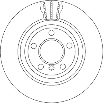 TRW DF6617S Fren Dıskı Arka Havalı Bmw F10 F11 34216775287 6775287 34216793127 34216898733 6898733 6793127