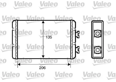 VALEO 812220 Kalorıfer Radyatoru Bmw E46 98>05 E83 06>11 64118372783 8372783 64118372771 8372771 6411837278 641118372771 641118372783 8372271 70514 8FH351311331