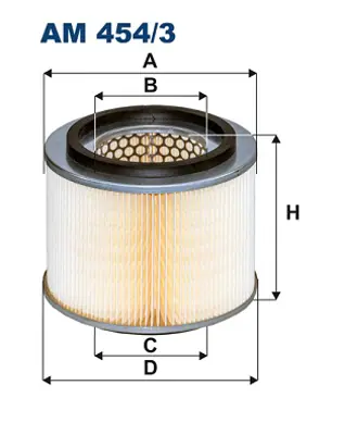 FILTRON AM 454/3 Hava Filitresi Patrol 96>00 16546VC11A 16546VB300 16546VC10A AY120NS042 16546043VA 1780154120 1780154080 1780131050 16546G9900B1 16546G9601