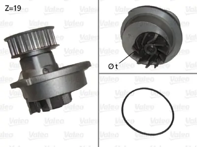 GSP WP900154 Devirdaim Chevrolet Kalos 1,4 Rezzo 1,6 05> Daewoo Kalos 1,4 02> Lanos 1,4 / 1,5 97> 96352648 96352651 96872704 96350799 90543879 1334010 1334011 1334024 1334025 1334065