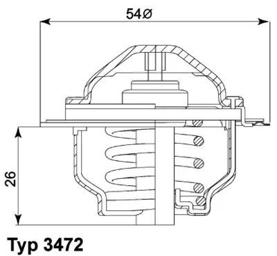 WAHLER 3472.87D Termostat 03G121113