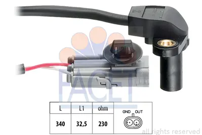 FACET 9.0328 Volant Sensoru Megane Iı-Laguna Iı-Espace Iv-Laguna 1.8-2.0 8200128449