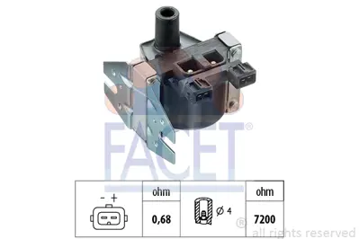 FACET 9.6092 Ateşleme Indıksıyon Bobın Vectra A 1208202 1208054 1208053 1208039 1208038 1203114 1202957 1202951 1202101 1202100