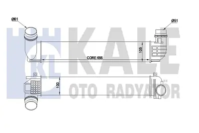 KALE 345105 Turbo Radyatörü 144969107R 144960023R 144968116R 144960734R 144960022R 144968999R 144968673R