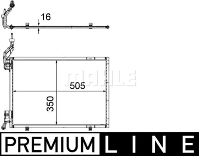 BEHR MAHLE AC 579 000P Klima Radyatörü 1717508 8V5119710AC 8V5119710AD 8V5119710AE 1513110 1521950 1526276 AP3119710AA 940107 8FC351309271