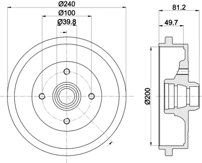 BSG 40-600-017 Porya Arka 5271002500 1HO501615A 323501615 331501615 331501615A 379501615A 5U0501615B 6U0501615 6U0501615A 6U0501615B