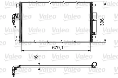 BOSCH 1986AD2005 Klima Radyatörü 9065000454 2E0820413 68013633AA 38013633AA 9065000054 K68013633AA 2E0820413F 2E0820413A A9065000054 A9065000454