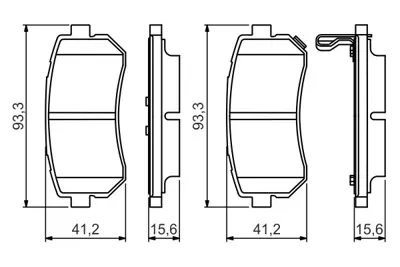 BOSCH 0986495354 Fren Balatası Arka 583022YA31 583021JA30 583021JA31 583021KA30 583022LA00 583022SA00 583021YA50 583021HA10 58302M0A10 58302M0A00