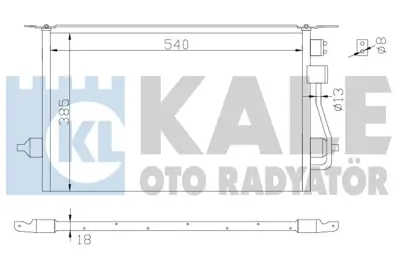 KALE 342880 Klima Radyatörü 97BW19710BA 97BW19710BB 97BW19710BC XS7H19710BA XS7H19710BB XW2H19710AA YJ337 YJ440 1022553 1033778