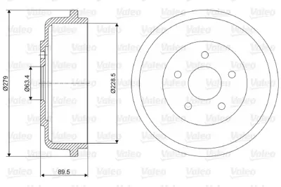 VALEO 237053 Kampana Arka AT161126AA 1334975 1361302 1361304 2T141126CD 2T141126DD 34B17A01 4367102 4367103 4455981