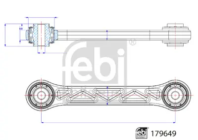 FEBI BILSTEIN 179649 Salıncak Üst 600684000B 104396400C 104396400B