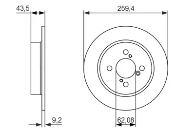 BOSCH 0986479792 Fren Dıskı Arka 5561161M10 5561168L00 5561158M00 5561161M10000 5561168L00000 5561158M00000 5561171L01 5561171L00