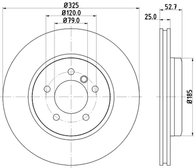 BRAXIS AE1023 On Fren Aynası Renault Talısman Megane Iv 16> 296mm Takım 402066RN0A 432066RN0A 402062000R A4204211800 4204211800 6864047 6855156 6769305 34116864047 34116855156