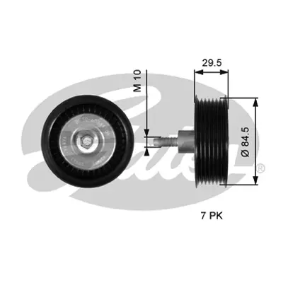 GATES T36536 V Kayıs Gergi Rulmanı BK3Q6C344BA 1717609 A6422300342 UK0215930 2052516 BK3Q6A228BD BK3Q6A228BE BK3Q6A228BG BK3Q6A228BH BK3Q6C344AB