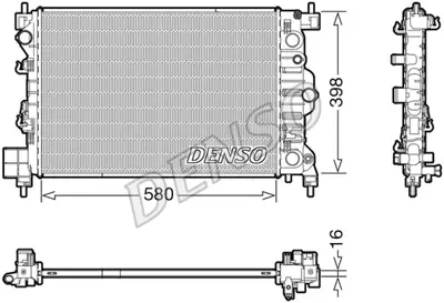 GM 95026325 Su Radyatörü Mokka Trax A16xer Man. 1300342 1300355 95026325 95298557 95316030 95460095 61697 96460096 1300352 95136079