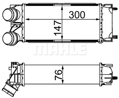 BEHR MAHLE CI 367 000S Turbo Radyatörü 0384L4