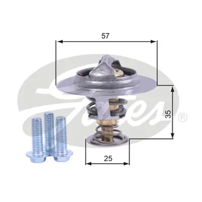 GATES TH44390G1 Termostat Yuvası 1371932 2018382 6M5G9K478AA 6M5G9K478AB 30650753 31319606 306507534 30713572 31368377 31355150