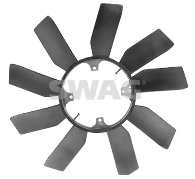 SWAG 10917152 Radyator Fanı (Om601,Om604 - 9 Kanat) W202 93>00 W210 96>02 6042000123 A6042000123