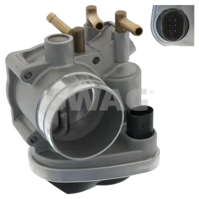 SWAG 30100766 Gaz Kelebegı (Bogaz) Caddy Golf V Vı Jetta Passat A3 Leon Octavıa 1,6 Bse Bsf Ccsa Chga Cmxa 03>16 6A133062AT A2C53093430 408238323014 6A133062AG