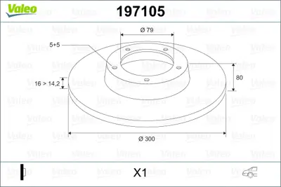 VALEO 197105 Arka Fren Dısk Aynası Ducato Iıı Boxer Iıı Jumper Iıı 2,2hdı (100bg 120bg) 3,0hdı 160 Cap:300mm Kalı 424942 1618865380 1611842180 1607880680 424941 51749555 51740250 4249K6 4249E8 41740250