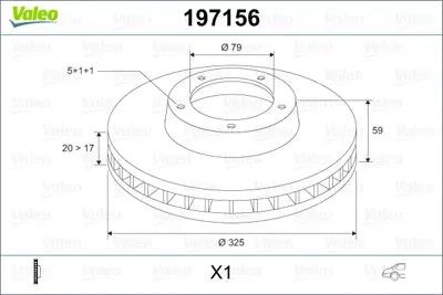 VALEO 197156 Fren Dıskı Arka Range Rover Sport 05-09 Dıscovery 3 05-09 Dıscovery 4 10-16 2.7 SDB000634 SDB000635 SDB000636 SDB500150 SDB000633 SDB000632 SBD000636 1264210012 1264200005 1264200172