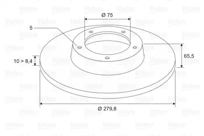 VALEO 197339 Arka Fren Dıskı Bmw E81 E87 N43 N45 N46 M47 05>11 34216855001 34216764647 6764647 6855001 3421685500