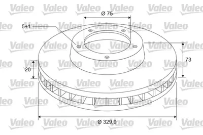 VALEO 197576 Fren Dıskı Arka Bmw F25 F26 34206886482 34206868936 34206790362 6886482 6868936 6790362 34336871455 34206790303 34206790632 34216885451