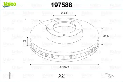 VALEO 197588 On Fren Dıskı (Aynası) Havalı Nıssan Mıcra K13 Kasa 2011 2015 Nıssan Note 2013> 260x4 402061HA0A 402061HA0B 402061HA0H 42061HA0A D02061HA0AVA 402061HD0A 1520865F00 PE0114302 PE0114302A PE0114302A9A