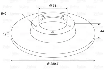 VALEO 197795 Arka Fren Aynası Havalı 508 508 Sw 1,6 Vtı / 1,6 Thp / 1,6 Hdı / 2,0 Hdı11 / 10 1642773580 4249G2 4249E0 4249 9686563980