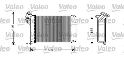 VALEO 812296 Kalorıfer Radyatoru Bmw E30 Klımalı 