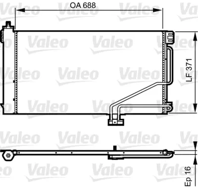 VALEO 814186 Klıma Radyatoru Slk-Class R171 04>11 203500135464 2035001355 2035001754 2035001954 2055001354 5005420312 A2035000054 A2035000154 A2035000254 A2035000554