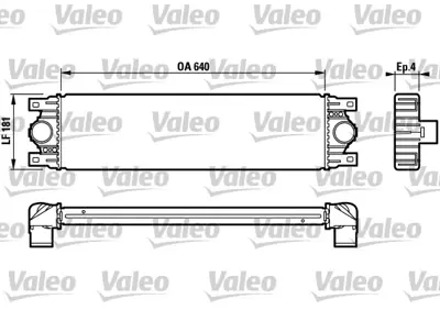 VALEO 817115 Turbo Radyatoru Master Iı Movano 2,5 2,8 Dtı 