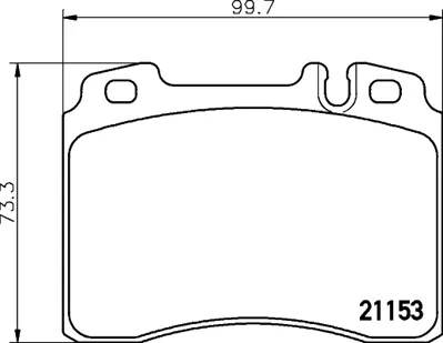 BRAXIS AA0402 Fren Balatası On E-Class W124 93>95 S124 93>96 C124 93>97 A124 94>98 A0024201520 A0024201920 A0024203720 24201520 24201920 24203720 A0014209420 A0014209820 A0054200220 A2420152005