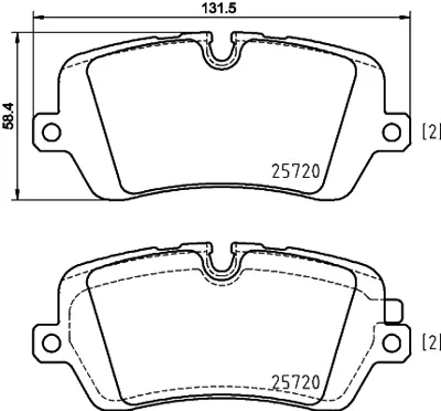 BRAXIS AA0658 Fren Balatası Arka Range Rover 13> Range Rover Sport 14> CPLA2M008CB HPLA2M008CA LR079910 LR036574 LR065492 LR068303 LR079935 LR106326 LR147981 LR139173