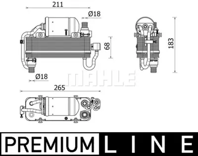 BEHR MAHLE AC 960 000P Yag Sogutucu Radyatoru Premıum Lıne Bmw G30 F90 G31 G32 G11 G12 