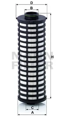 MANN FILTER HU11002X Yag Fıltresı - Iveco - Stralıs / Ford Cargo - 1846t Euro 4-5 5801592277 5801592275 504213801 504213800 504213799 500054655 500054654 2996416