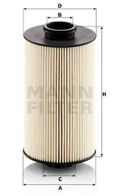 MANN FILTER PU10019z Yakıt Fıltresı Man Tgl-Tgm D0834/D0836 Euro 3-4-5 Tgx-Tgs D2066 D2676 07> Euro 6 51125036003