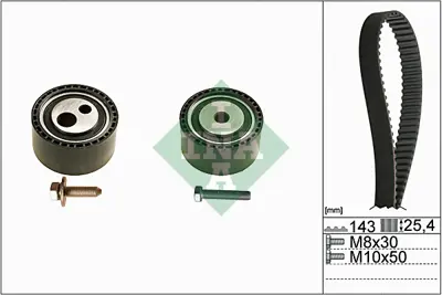 INA 530044710 Trıger Setı Boxer Iı Jumper Iı Dw12uted 2,2hdı (143 Dıs Kayıs) 831T8