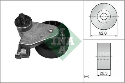 INA 531017110 Eksantrık Gergı Rulmanı Ford Fıesta Iv (Ja_, Jb_) 1.25 İ 16v 95>02 Mazda 121 Iıı (Jasm, Jbsm) 1.25 9 