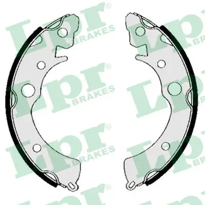 LPR 04810 Arka Fren Balatası Pabuc Honda Cıvıc 1.3 1.4 1.5 1.6 1988-1991 Crx 1983-1991 Rover 200 1985-1989 43153SH3013 43153SH3003 43153SH0A02 43153SH0505 43153SH3023 43153SB2N51 43153SH3G02 43153SB2603 43153SB3023 43153SH3506