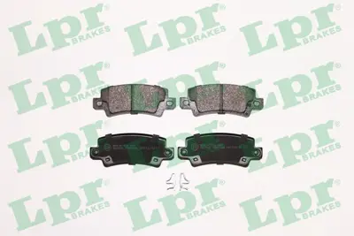 LPR 05P1068 Arka Fren Balatası Toyota Corolla 1.4 1.6 Vvtı Benzınlı 2003-2007 4466020