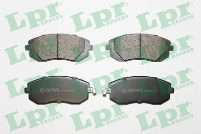 LPR 05P1363 On Fren Balatası Subaru Impreza 00-08 Legacy 02-08 Brz 12-> Forester 02-08 26296FE081 26296AG020 26296AG040 26296FE020 26296FE082 26296FG000 26296FG001 26296FG010 26296SA010 26296SA020