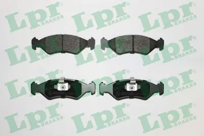 LPR 05P655 On Fren Balatası Fıesta 89> 02 Ford Ka 96>08 Mazda 121 Iıı 96>03 Fıssız 1010502 1013843 1030601 1042687 1064762 1659938 96FB2K021AA 98FB2K021AA 98FX2K021AA 1E033323Z