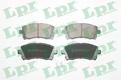 LPR 05P713 On Fren Balatası Dısklı Subaru Forester 2.0 98-02 Impreza 94-00 Legacy 4x4 94-03 Outback 00-03 26296AC040 26296AC041 26296AC050 26296AC060 26296AC070 26296AC200 26296AE020 26296AE081 26296AE140 26296AE141