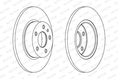 FERODO DDF067 Arka Fren Aynası Alfa 147 / 156 / 164 1,6 16v 01 / 01>1,9 Jtd 06 / 03 / 2,0 16v 60814804 164062610000 164062610001 60569164 60653479 60658566 60801786 60801787 71738911 7789267