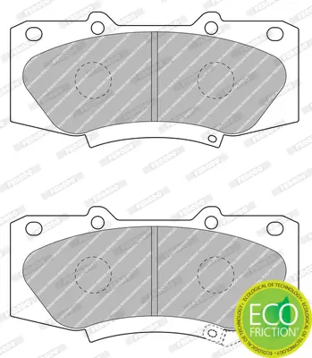 FERODO FDB4715 On Fren Balatası Toyota Hılux 2.5 3.0 D4d Pıckup 2007-> Hılux 2.5 4wd 2015-> 44650K240 44650K300 44650K320 44650K340 44650K260 BRD1303AC 4465YZZR582 44650K330 4465YZZEF GDB3534