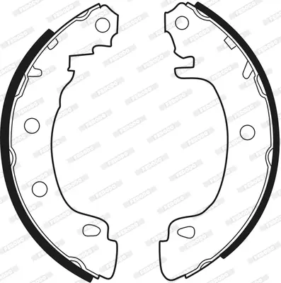 FERODO FSB544 Arka Fren Balatası Pabuc Megane I 96>03 7701204835 7701207266 8671020702 7701207268 7701206242 7702258044 427117 7701207267 7701047236 7701040850